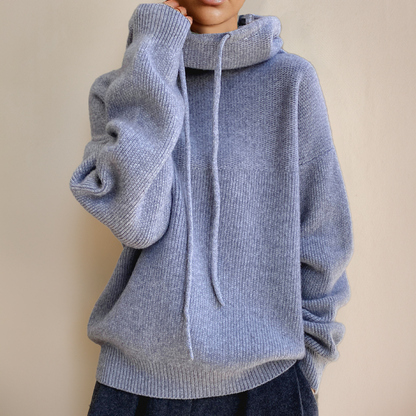 Julitta | Oversized Drawstring Knit Sweater