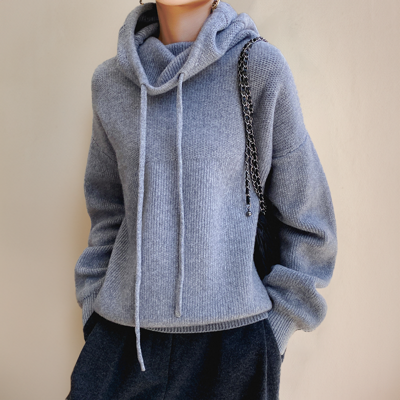 Julitta | Oversized Drawstring Knit Sweater