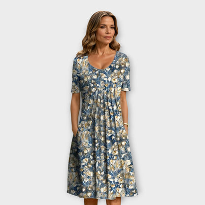 Cyrabelle | Botanical Print Everyday Dress