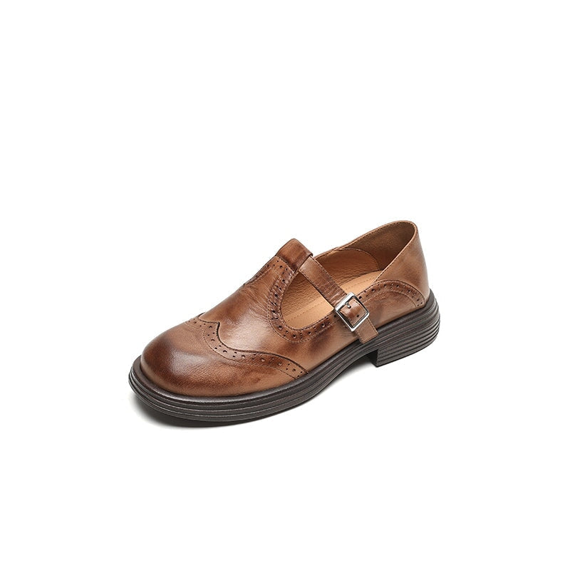 Oswina | Vintage Buckle Mary Jane Shoes