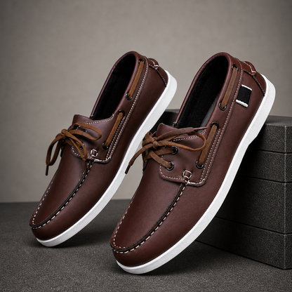 Preston | Lightweight Lace Up Deck Shoes