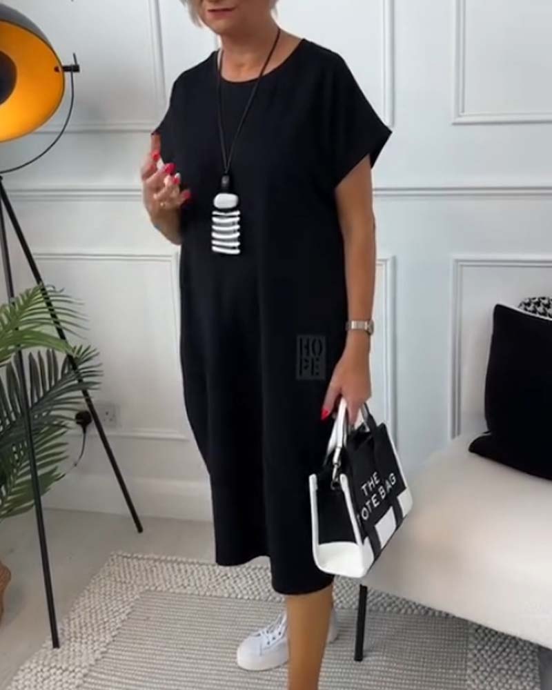 Rosabel | Relaxed Fit Balloon Hem Dress