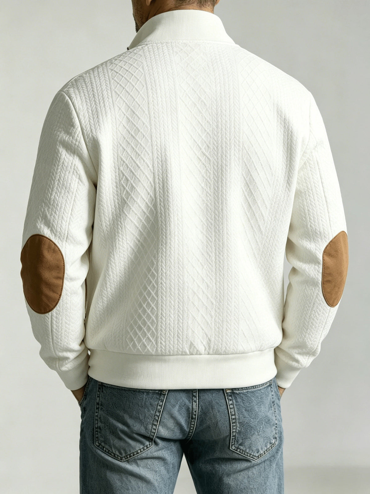 Montrose | Textured Stand Collar Zip Jacket