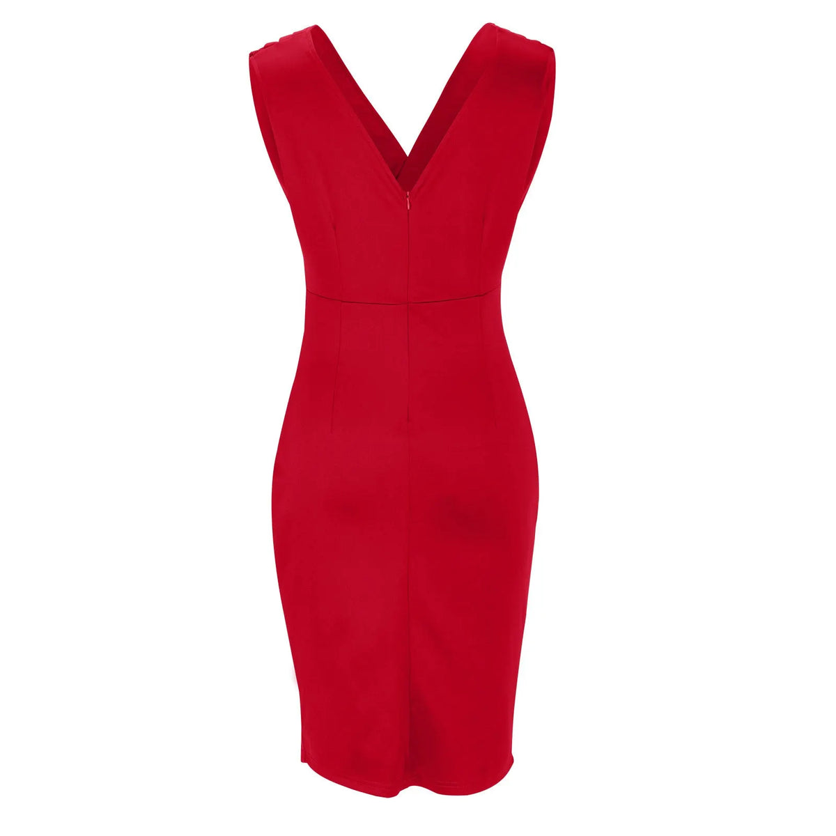 Alveria | Elegant Ruched Midi Dress
