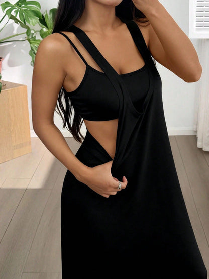 Celandra | Relaxed Fit Sleeveless Maxi Dress