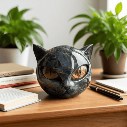 Pavielle | Elegant Cat Face Ornament