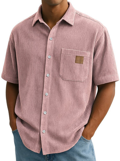 Bastien | Textured Knit Button Shirt
