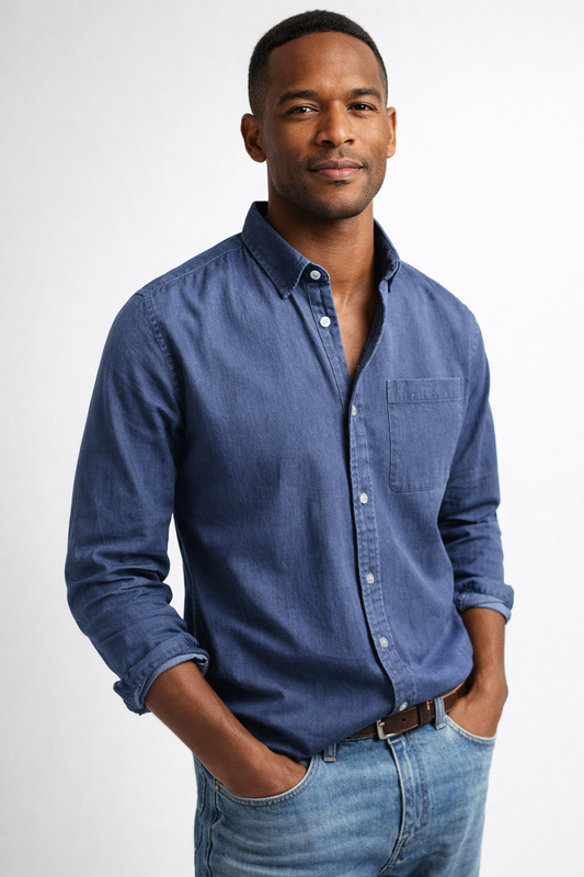 Elias | Relaxed Long Sleeve Smart Shirt
