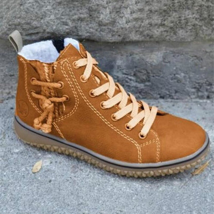Mirelda | Warm Zip Ankle Boots