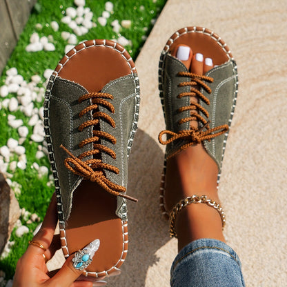 Brialise | Open Toe Casual Mule Sandals