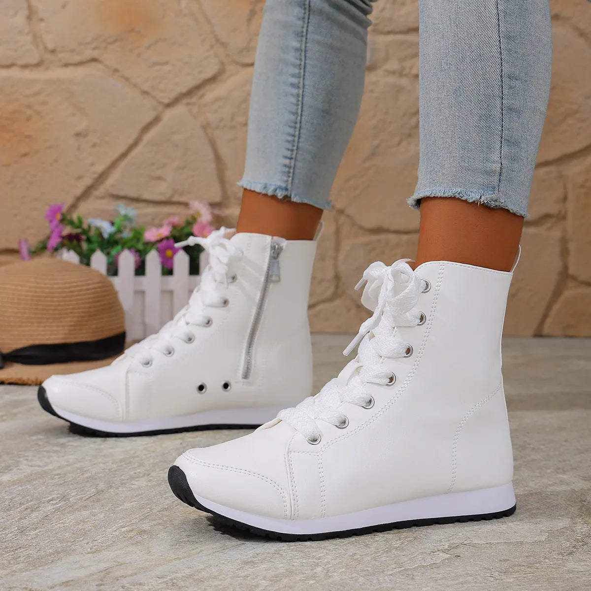 Shelby | Flexible Sole Lace Up Boots