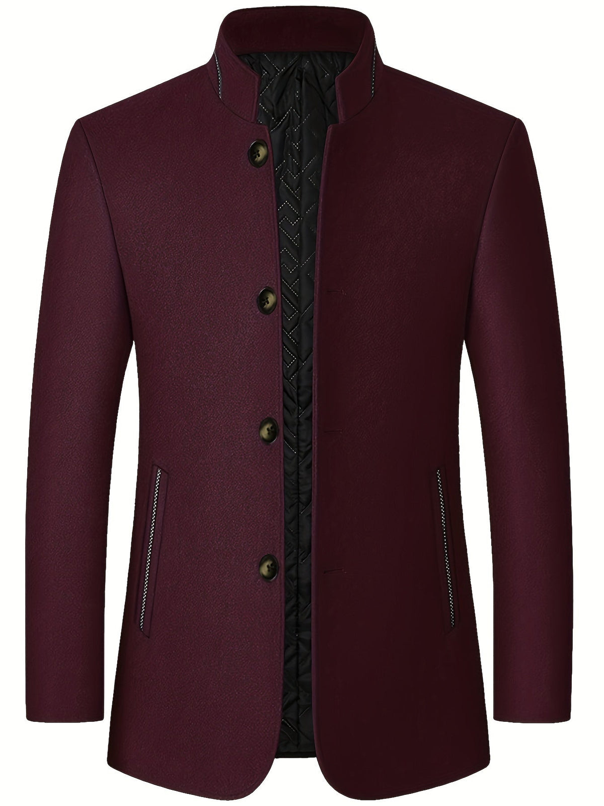 Lowell | Tailored Stand Collar Winter Coat