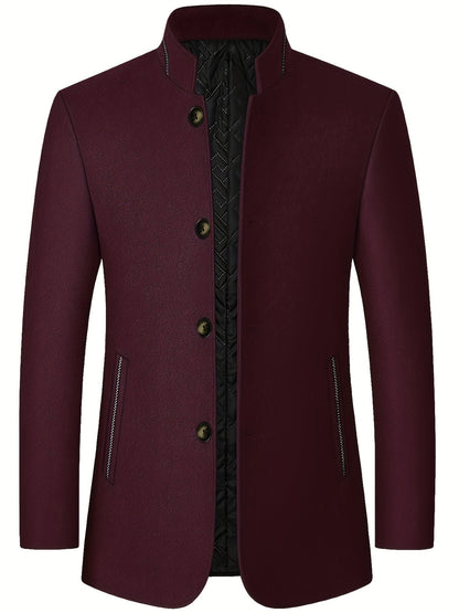 Lowell | Tailored Stand Collar Winter Coat