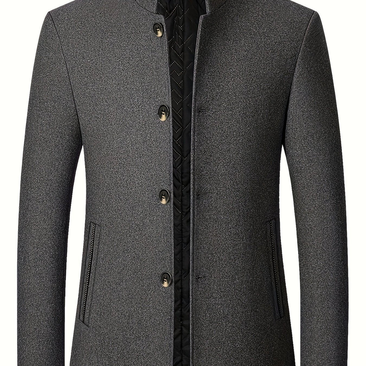 Lowell | Tailored Stand Collar Winter Coat