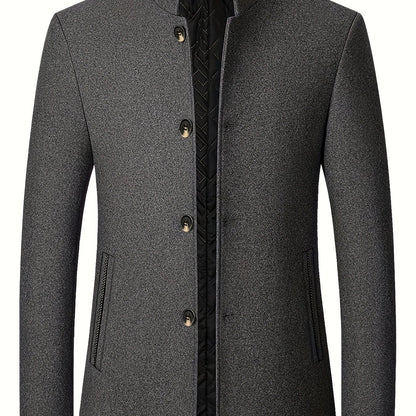 Lowell | Tailored Stand Collar Winter Coat