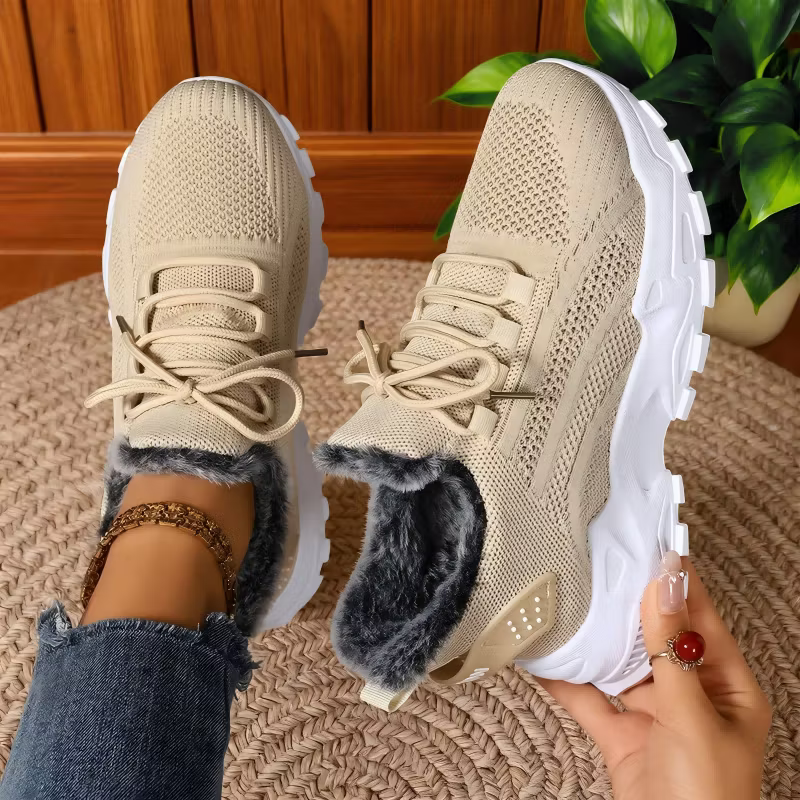 Bellina | Warm Fleece Lined Walking Sneakers
