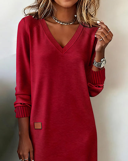 Delancey | Casual Long Sleeve Midi Dress