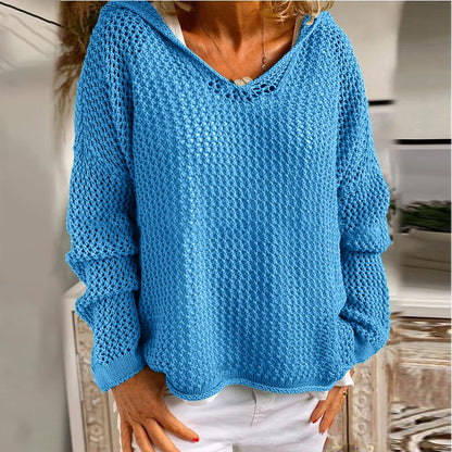 Elovira | Hooded Knit Pullover