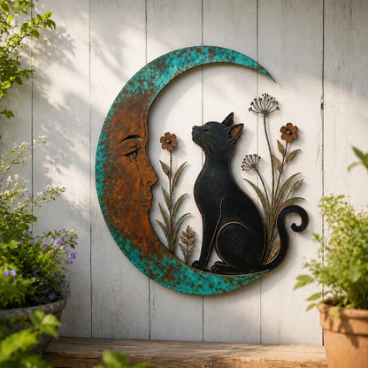 Amelora | Rustic Moon Wall Art