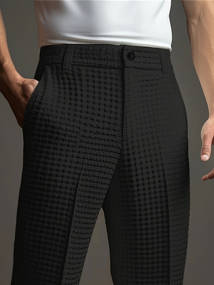 Dempsey | Relaxed Textured Dress Trousers