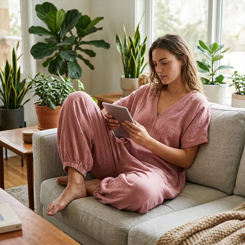 Elsinore | Breezy Batwing Pocket Jumpsuit