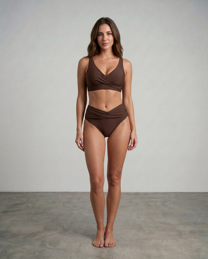 Ravella | High Waist Wrap Bikini Set