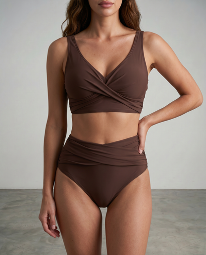 Ravella | High Waist Wrap Bikini Set