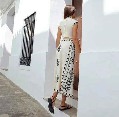 Zerina | Embroidered Two Piece Set