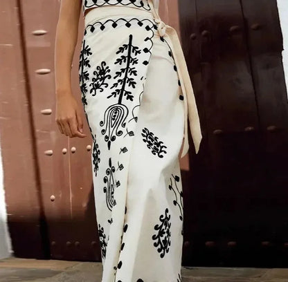 Zerina | Embroidered Two Piece Set