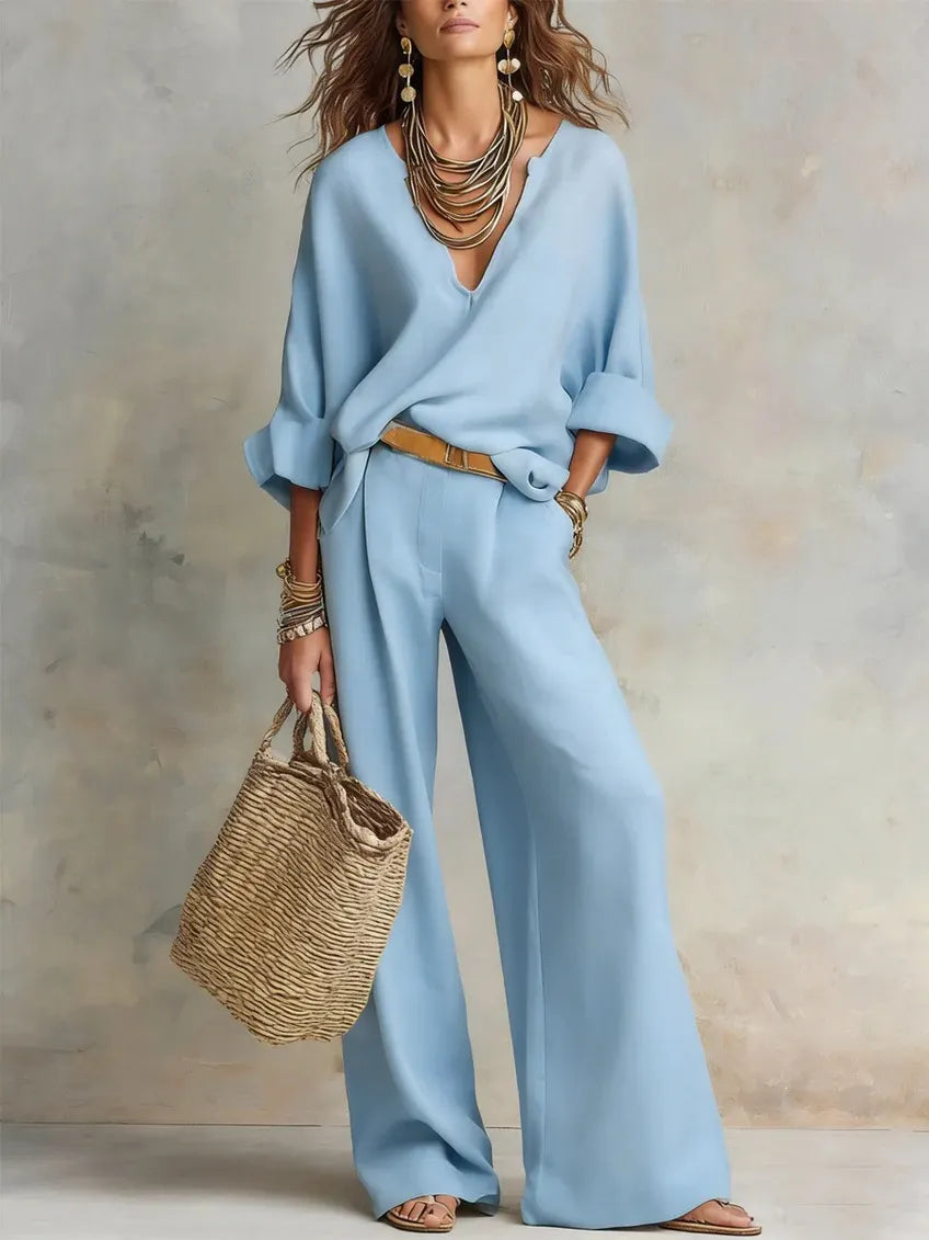 Zarevella | Breezy Linen Two Piece Set