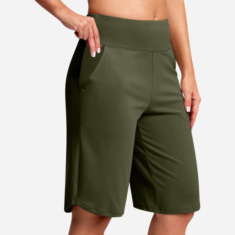 Lavenia | High Waist Comfort Bermuda Shorts