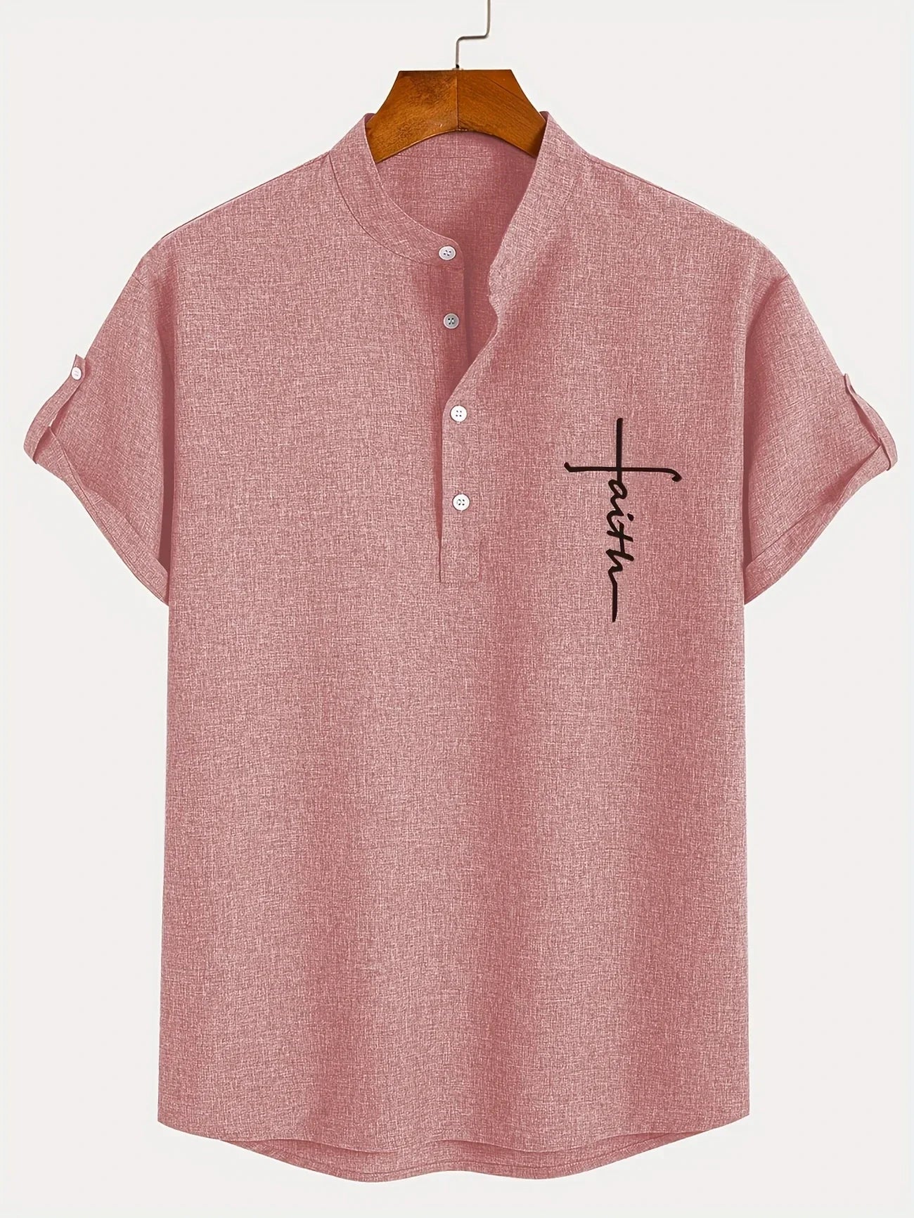 Tavrion | Henley Collar Casual Summer Shirt