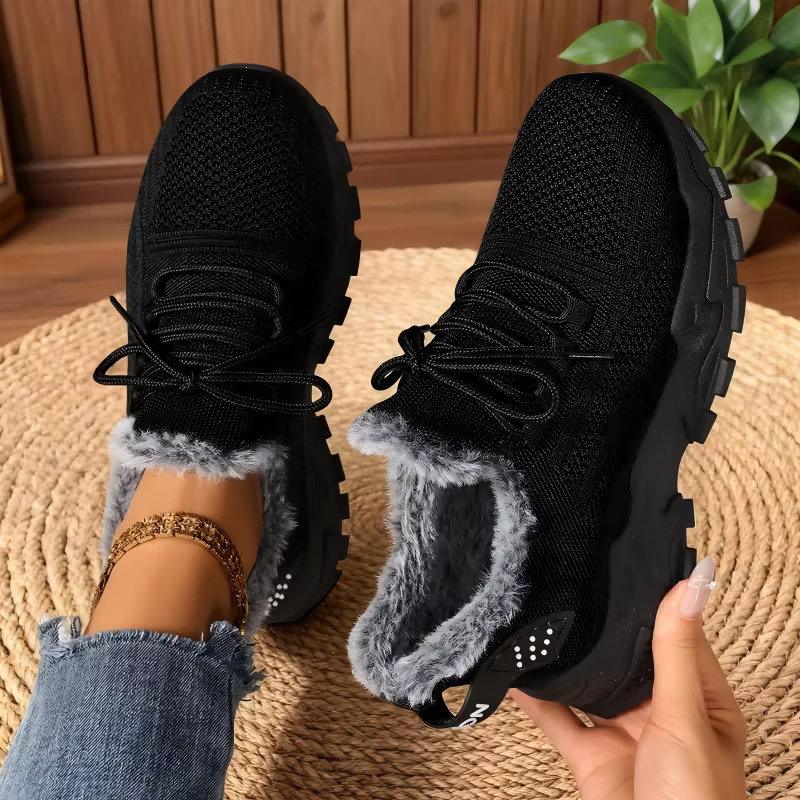 Bellina | Warm Fleece Lined Walking Sneakers