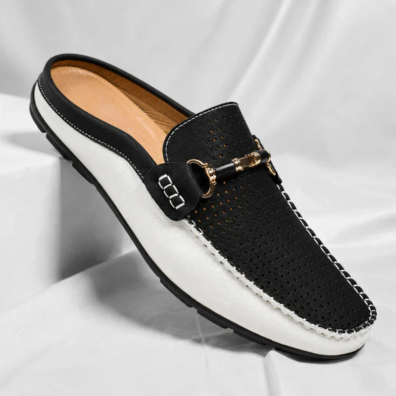 Merrion | Perforated Bit Detail Loafers