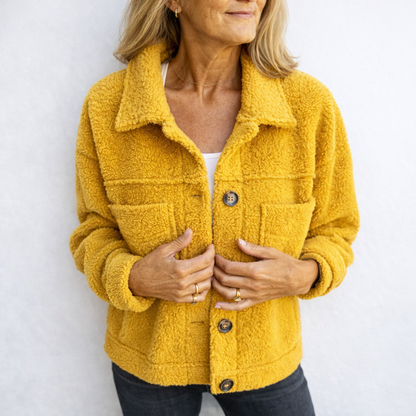 Una | Plush Pocket Teddy Jacket