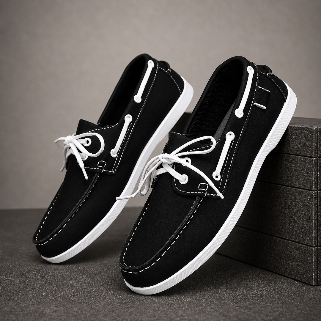 Preston | Lightweight Lace Up Deck Shoes