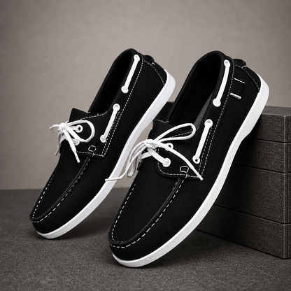 Preston | Lightweight Lace Up Deck Shoes