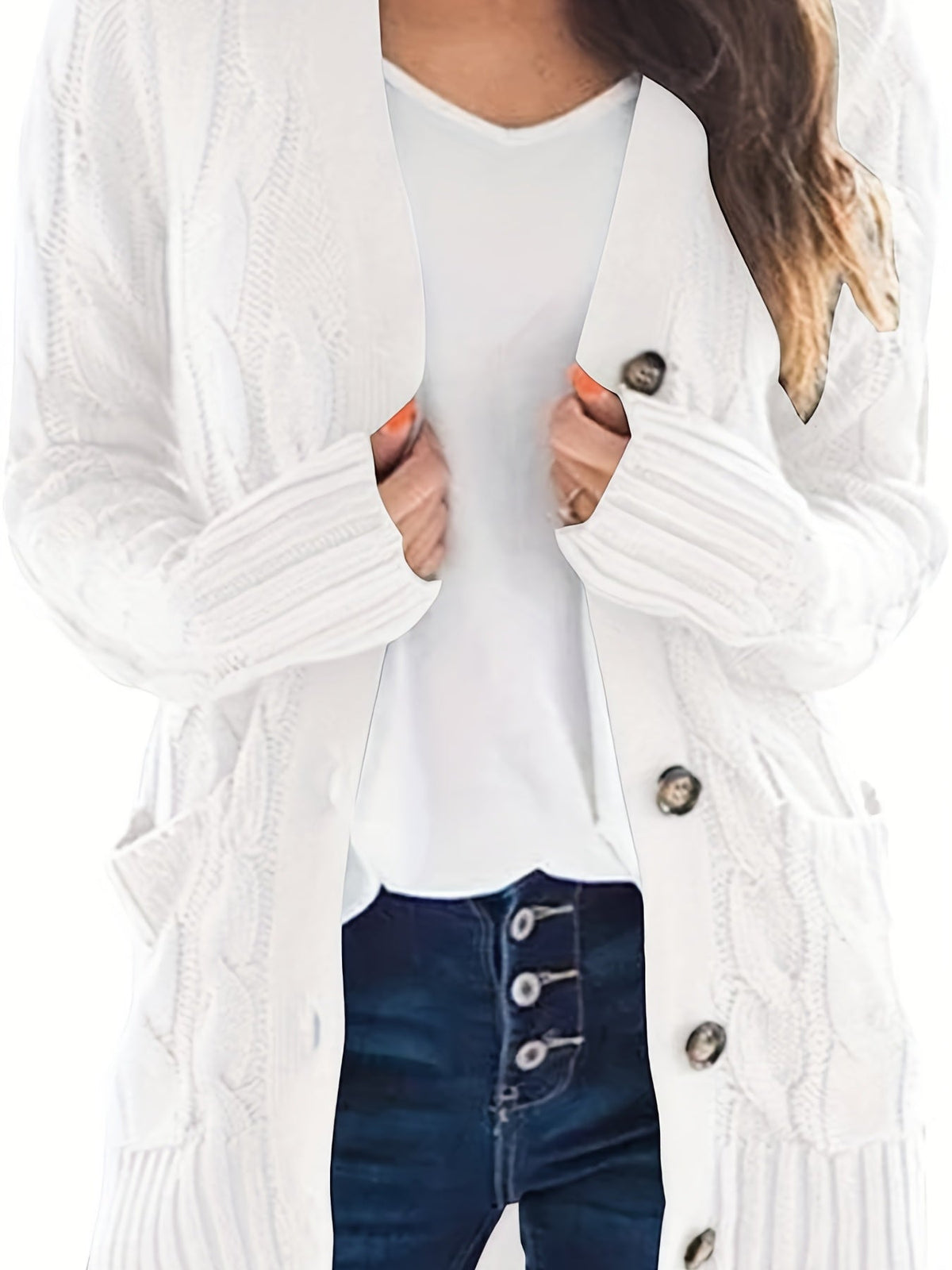 Ravelle | Soft Touch Button Cardigan