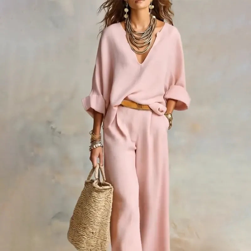 Zarevella | Breezy Linen Two Piece Set