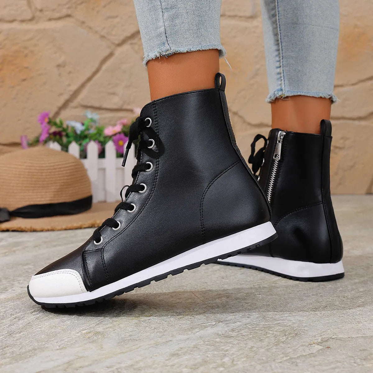 Shelby | Flexible Sole Lace Up Boots