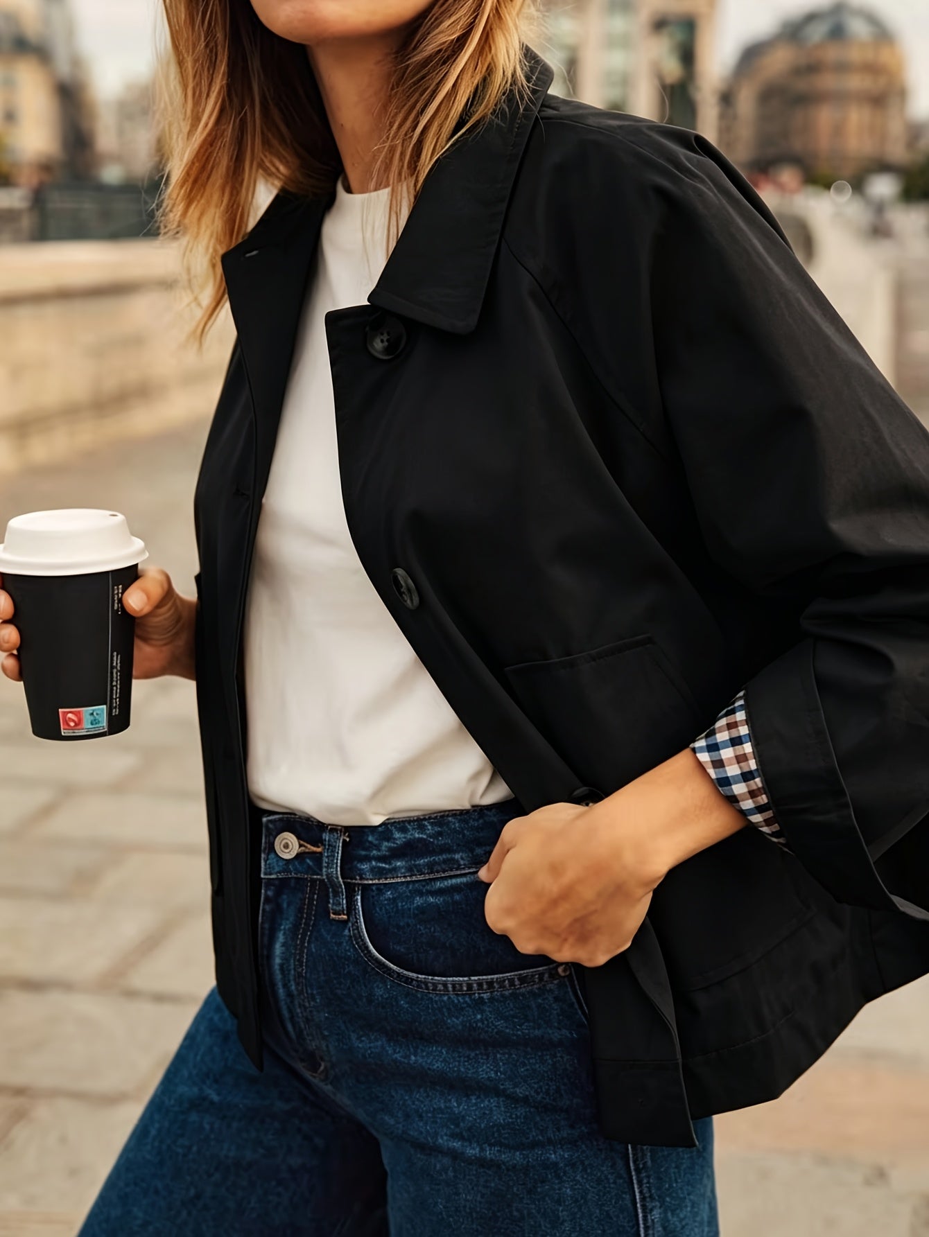 Hannelore | Relaxed Pocket Cotton Jacket
