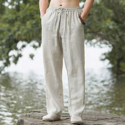 Ethan | Relaxed Linen Drawstring Pants