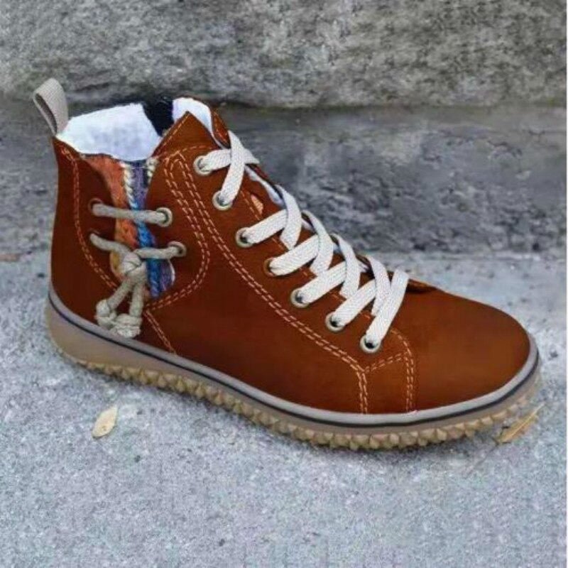 Mirelda | Warm Zip Ankle Boots
