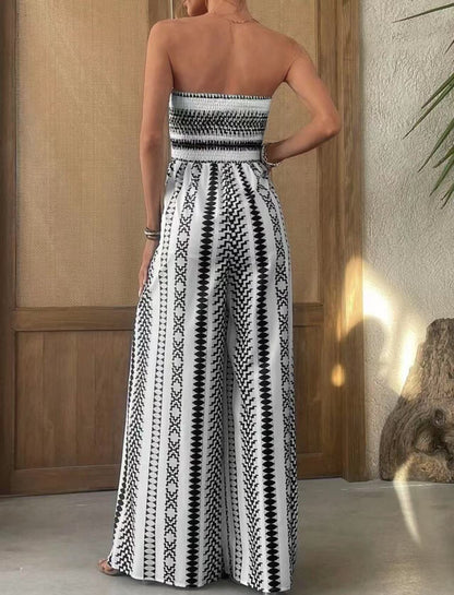 Annelise | Strapless Bohemian Maxi Dress