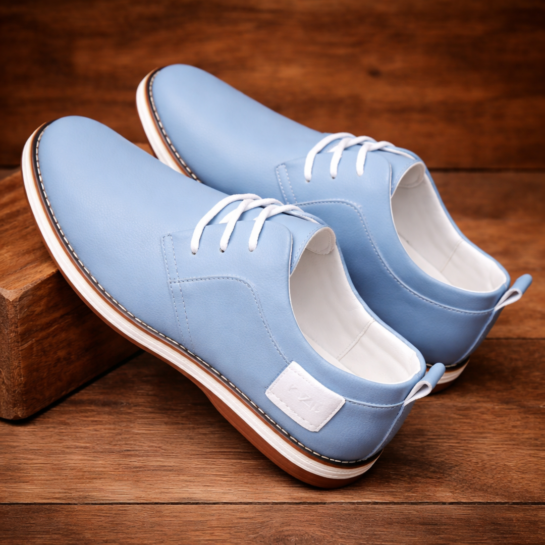 Lachlan | Premium Textured Leather Derby Shoes