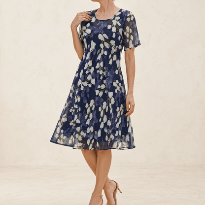 Bellavine | Coastal Bloom A Line Dress