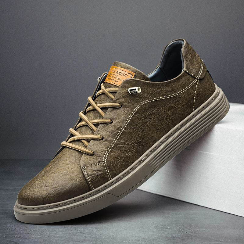 Jorvik | Classic Low Top Leather Sneakers