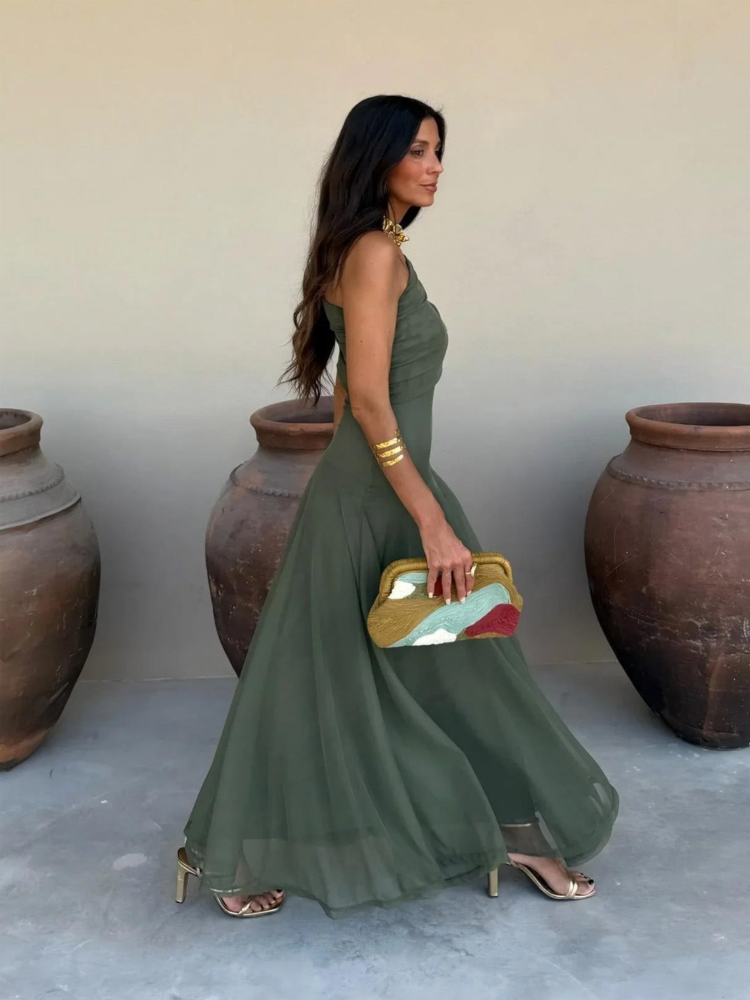 Soltherisse | Off Shoulder Evening Maxi Dress