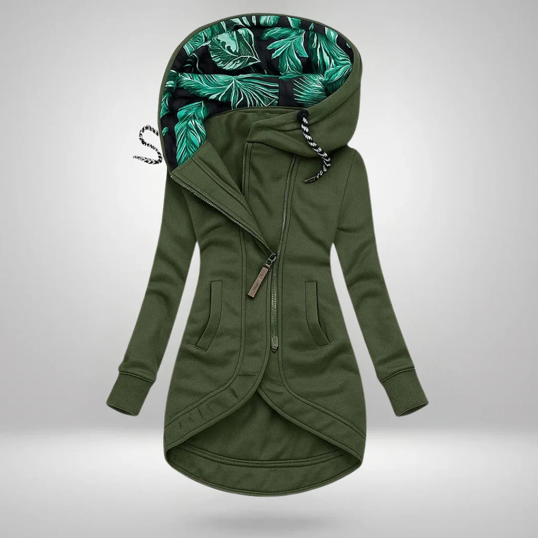 Nellie | Relaxed Hooded Longline Jacket