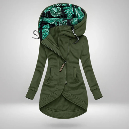Nellie | Relaxed Hooded Longline Jacket